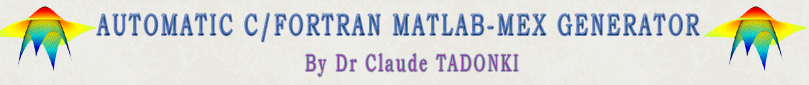 Automatic C/Fortran Mex-File Generator for MATLAB